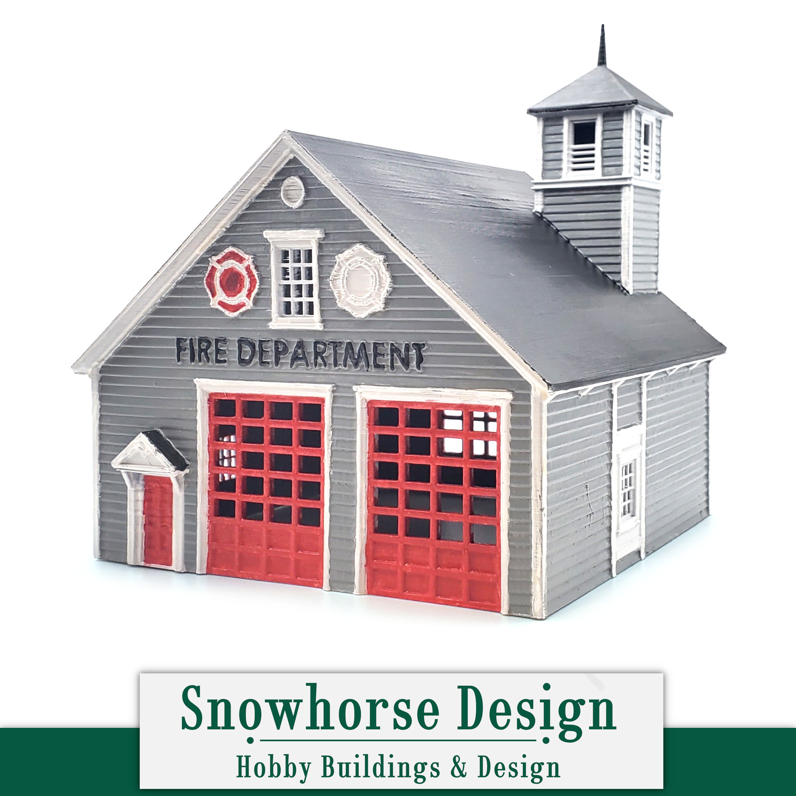 Fire Station | Shoreline Collection (HO Scale 1:87)
