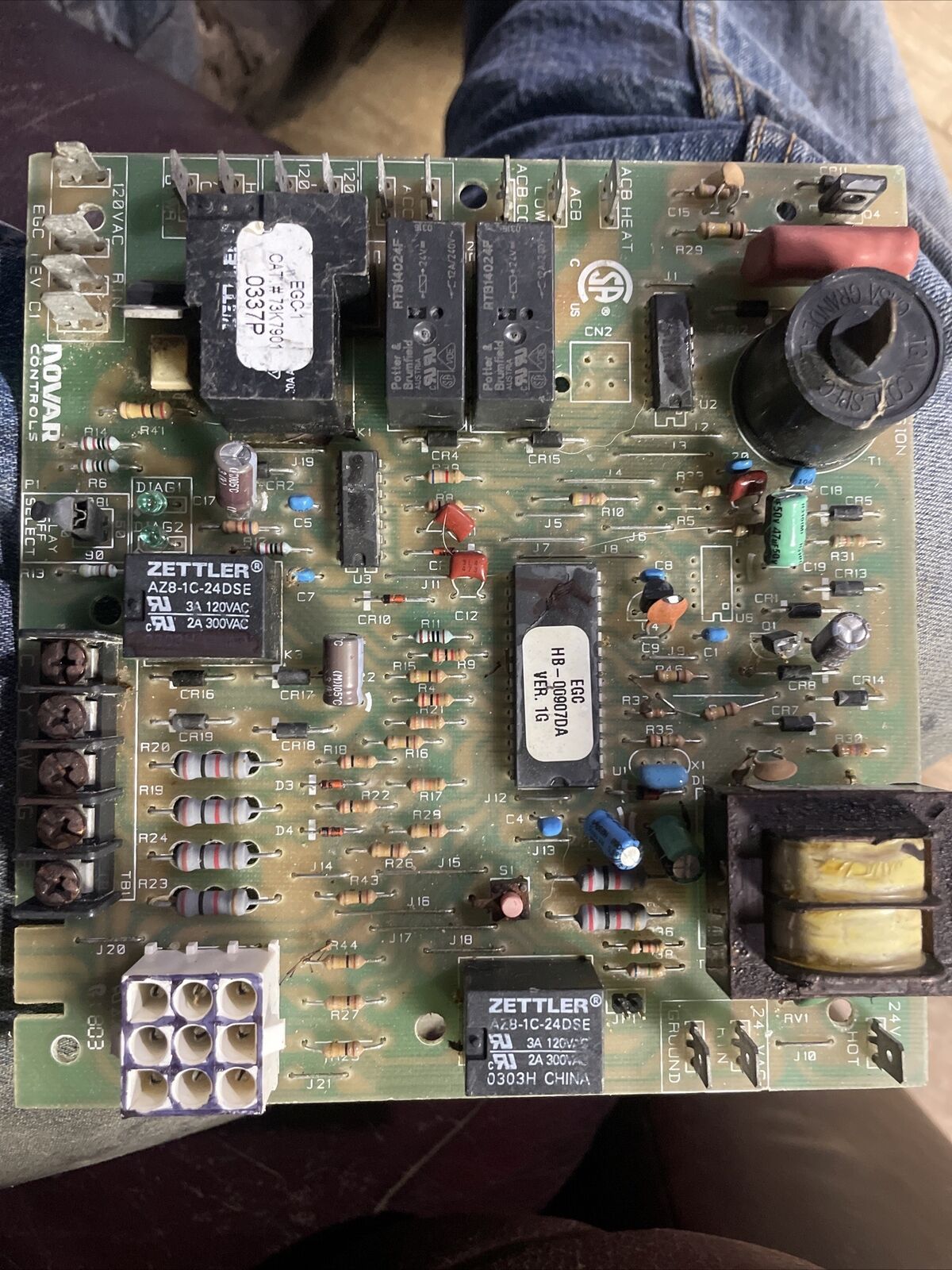 LENNOX HEATCRAFT EGC HB-00907DA EGC-2 73K8001 Furnace Control Circuit Board