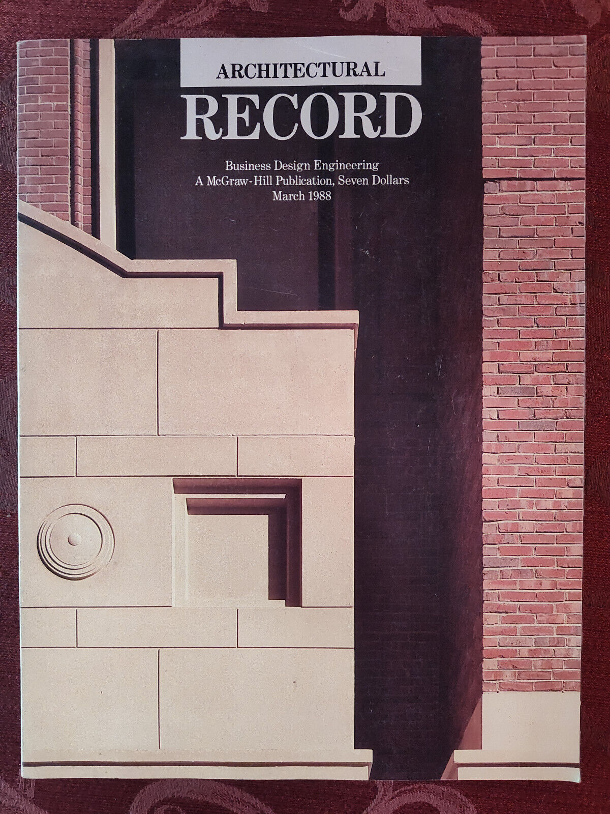 Architectural Record Magazine March 1988 Design Industrial Buildings