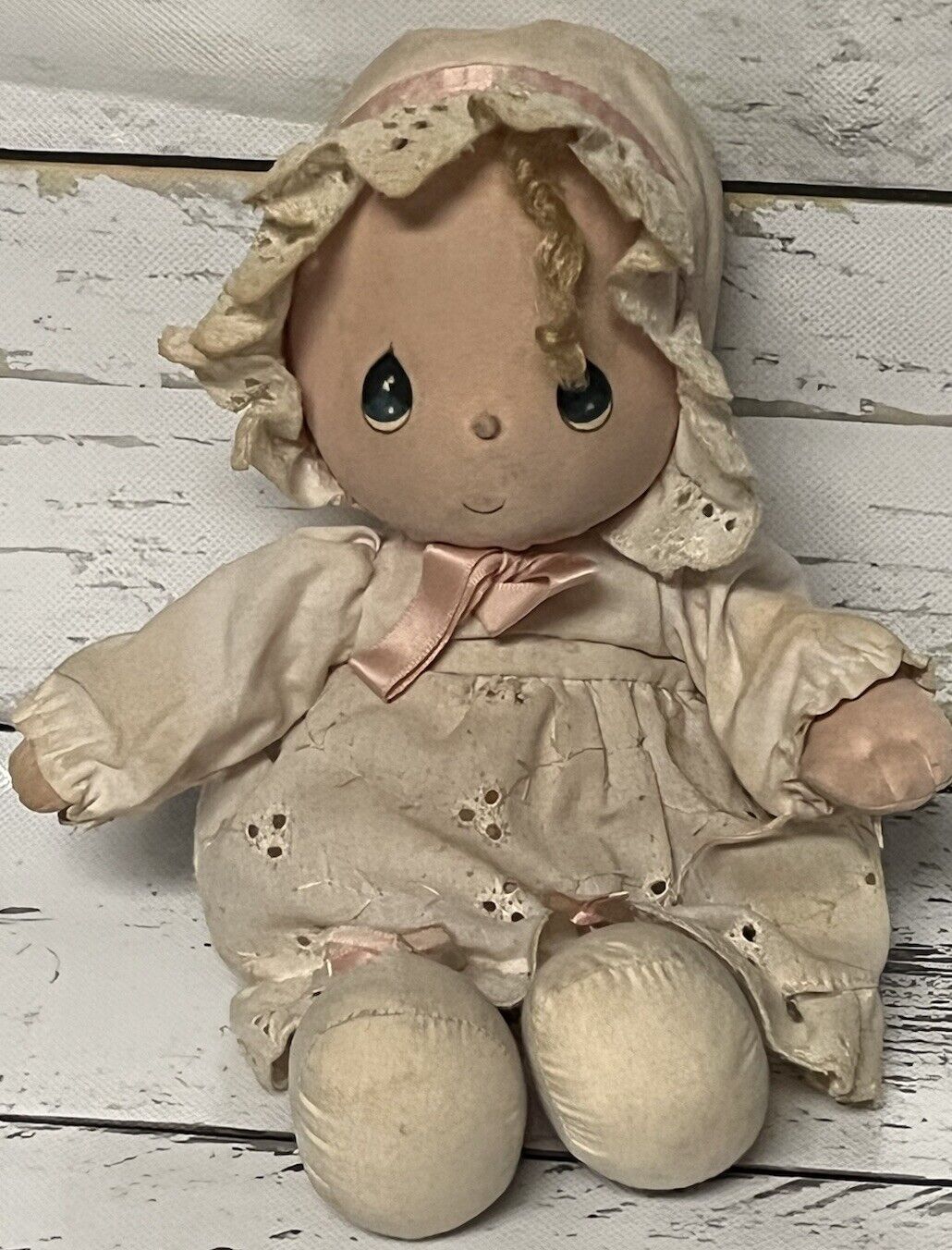 Vintage 1987 Applause Berrie Antimated Music Precious Moment Doll Sissy #16502