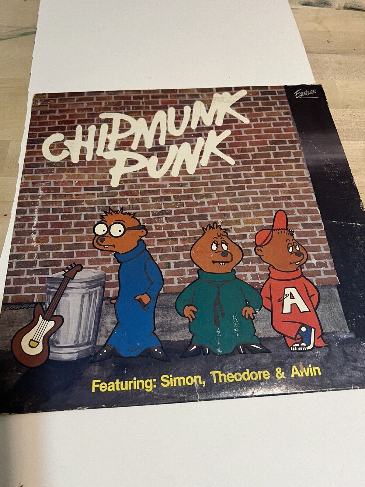 The Chipmunks ‎– Chipmunk Punk LP - Excelsior ‎– XLP-6008 Alvin Simon & Theo