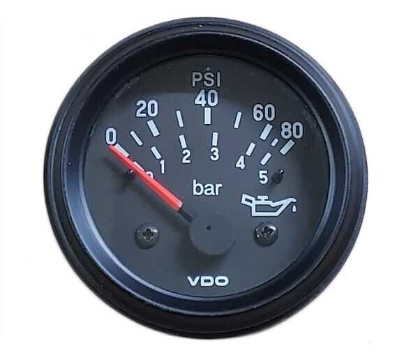 VDO gauge Oil pressure 80 psi genuine Cockpit International 350-93400, 2\