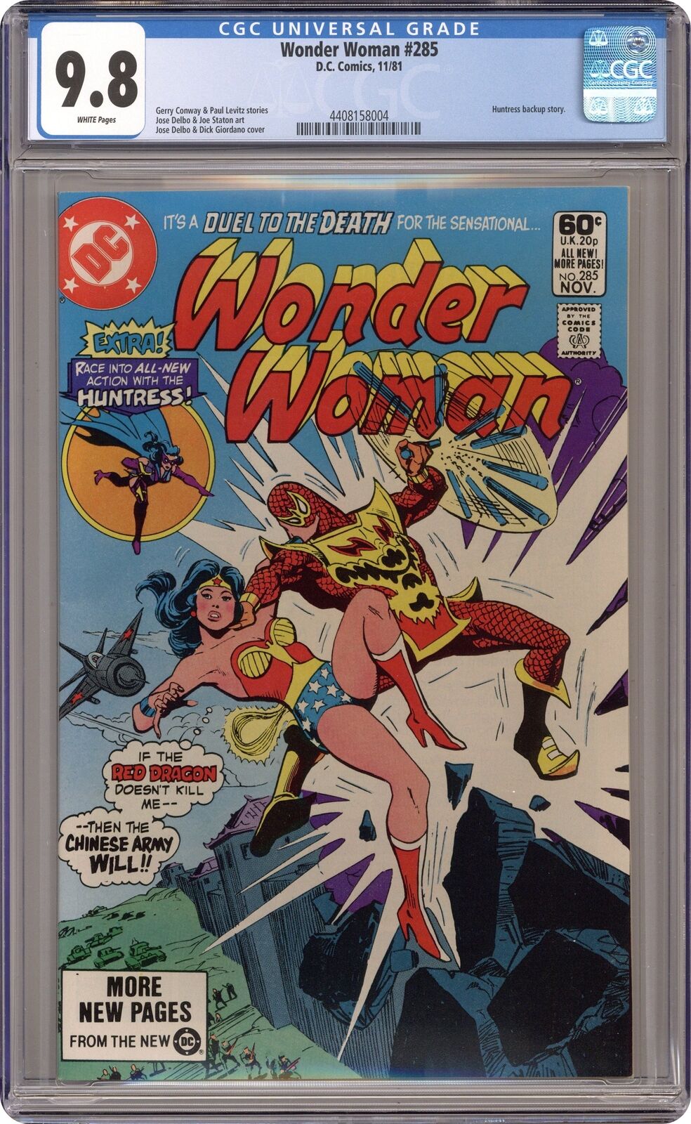Wonder Woman #285 CGC 9.8 1981 4408158004
