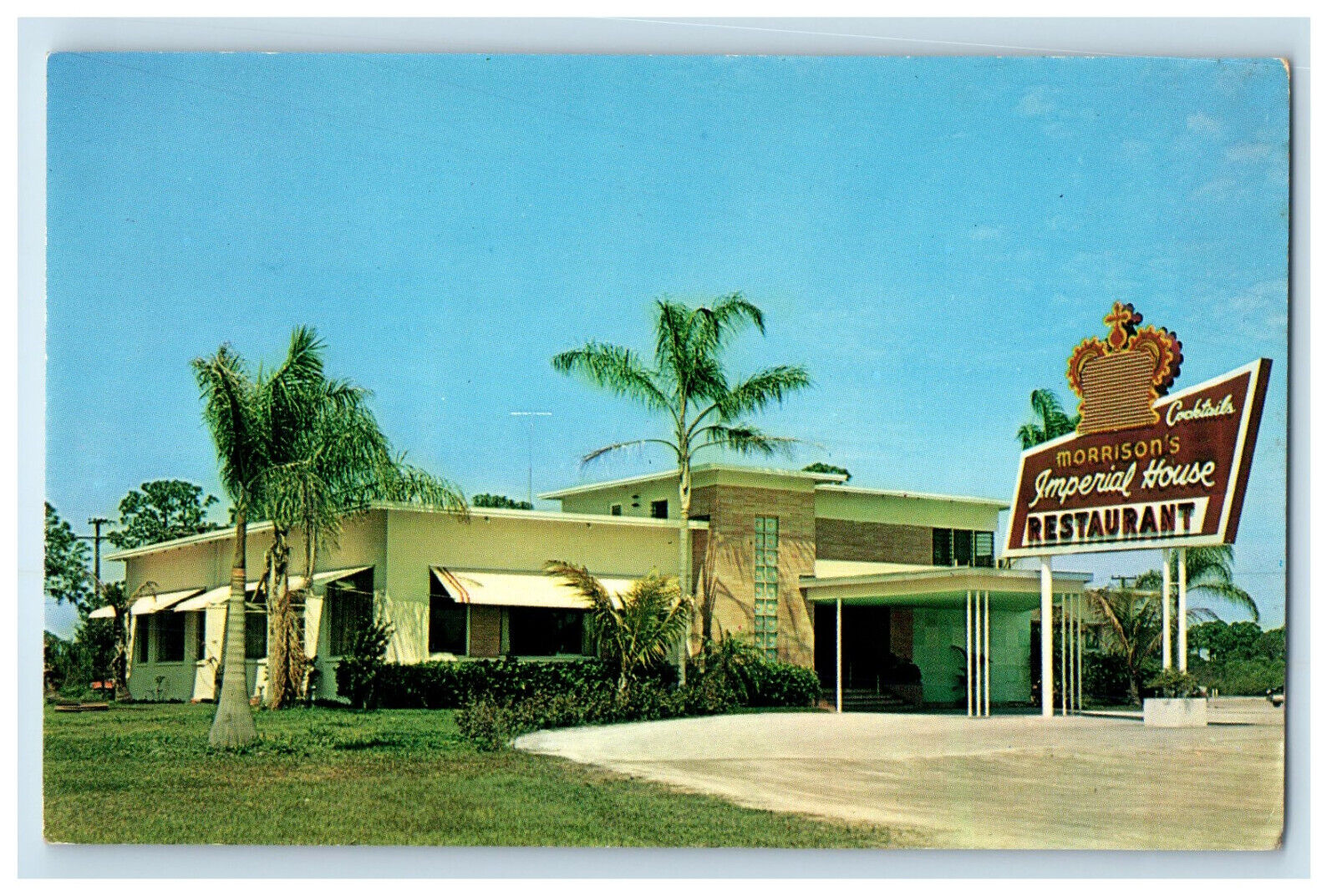 c1960\'s Morrison\'s Imperial House Restaurant, Sarasota Florida FL Postcard