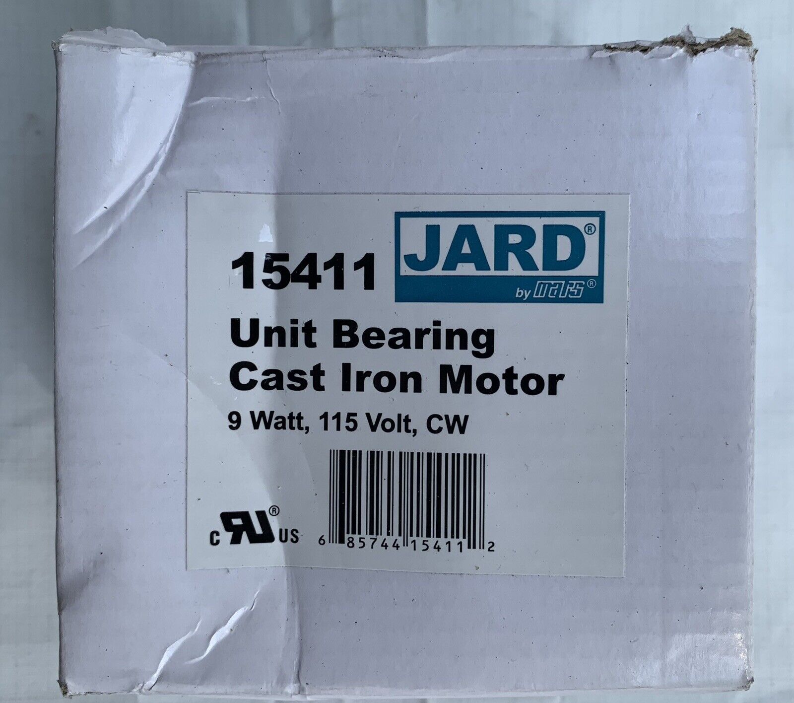 JARD 15411 Unit Bearing Cast Iron  Fan Motor 9 Watt