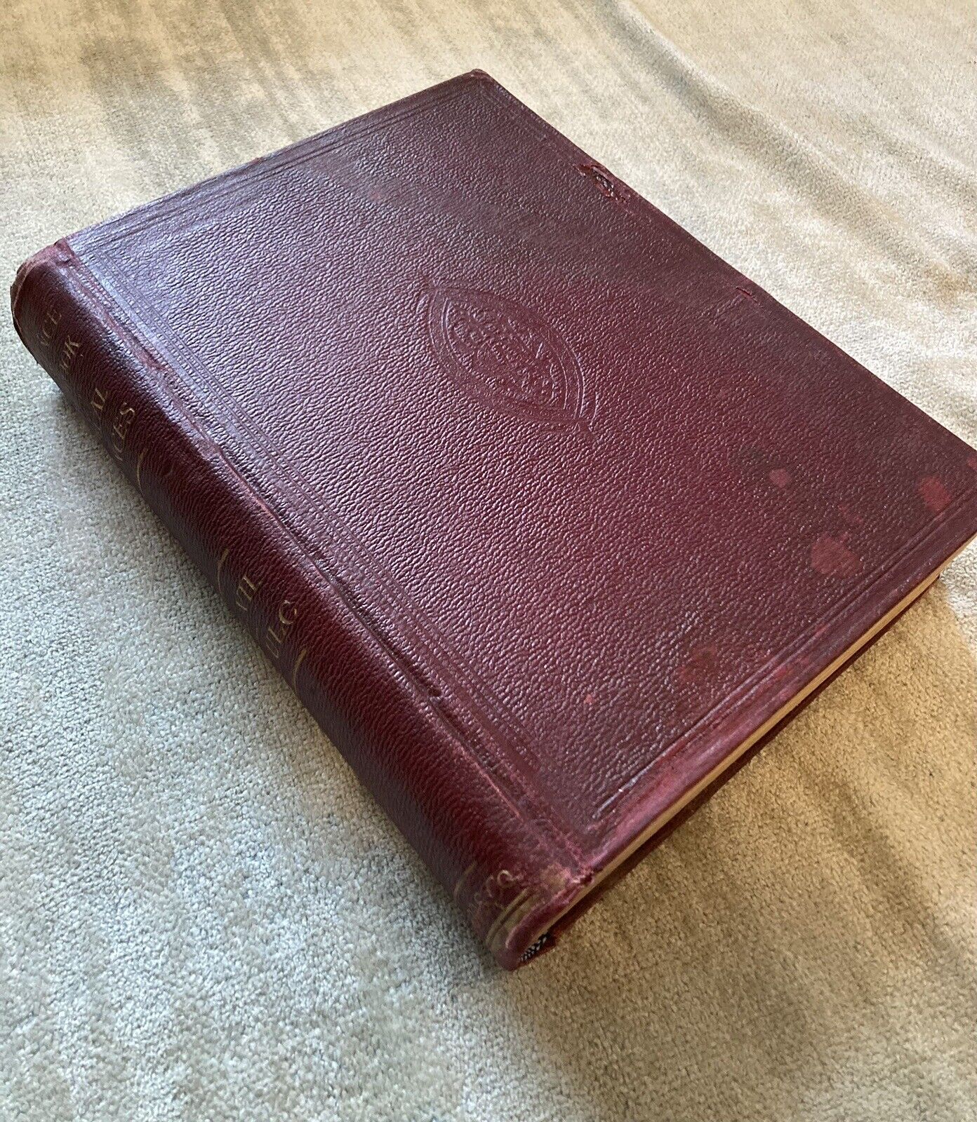 Antique Medical Reference Handbook, 1903, Albert Buck, Illustrated, Fair Cond.