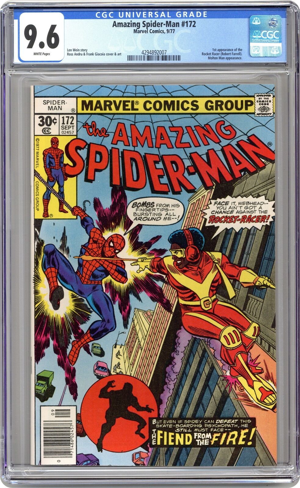 Amazing Spider-Man #172 CGC 9.6 1977 4294892007
