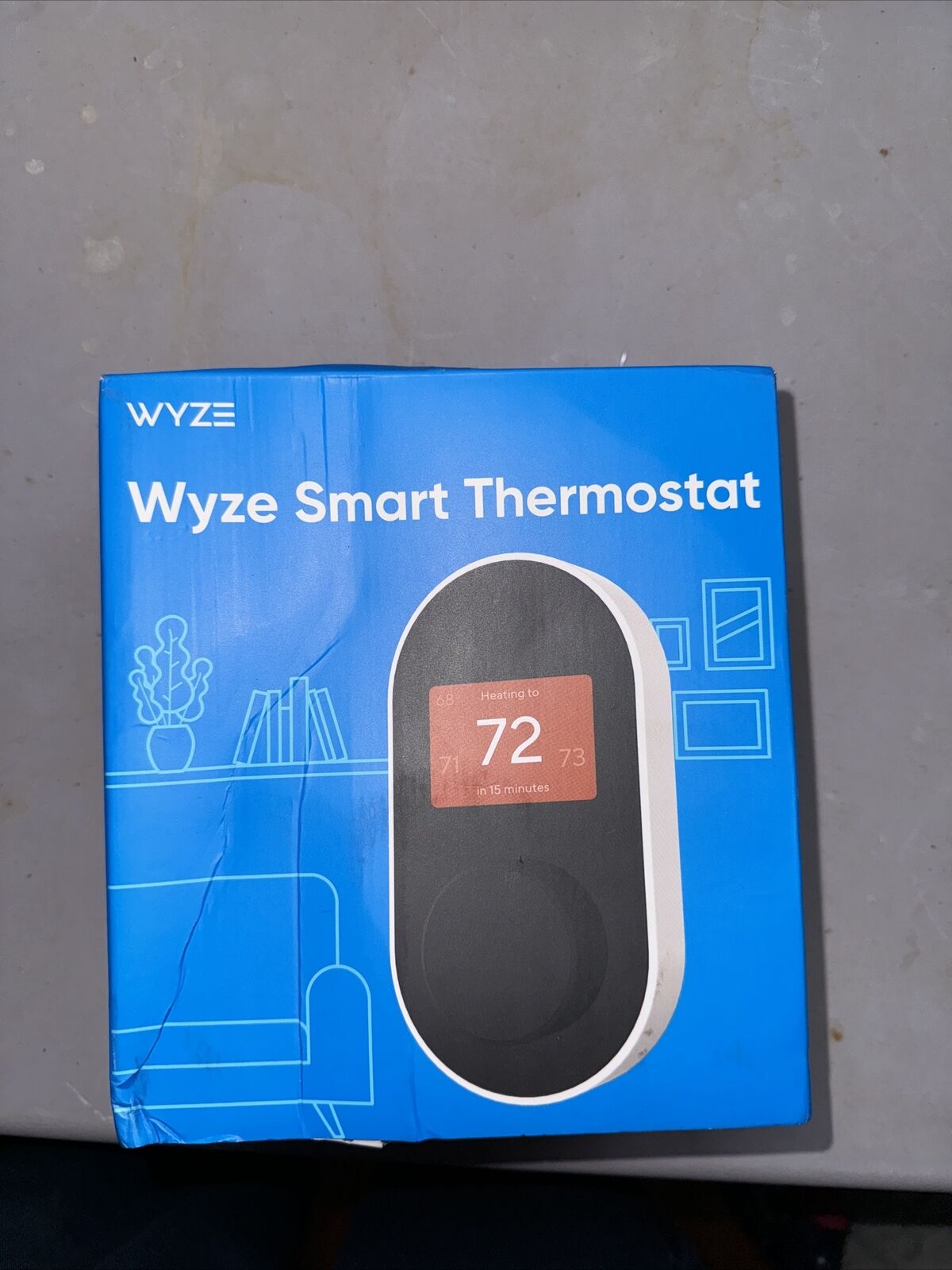 Wyze 7 Day Smart Programmable Thermostat Model WTHERM NEW