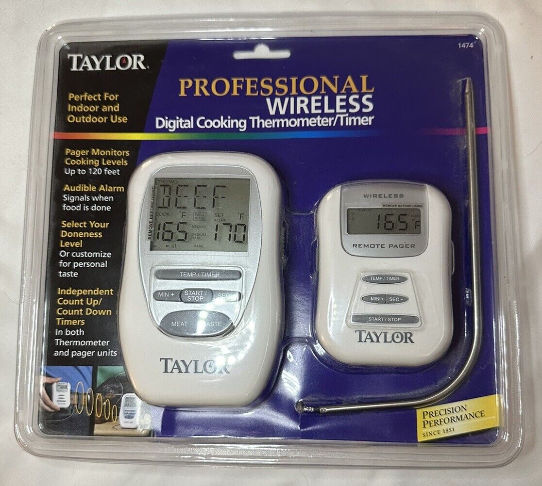 Taylor Commercial Digital Wireless Thermometer New In Package