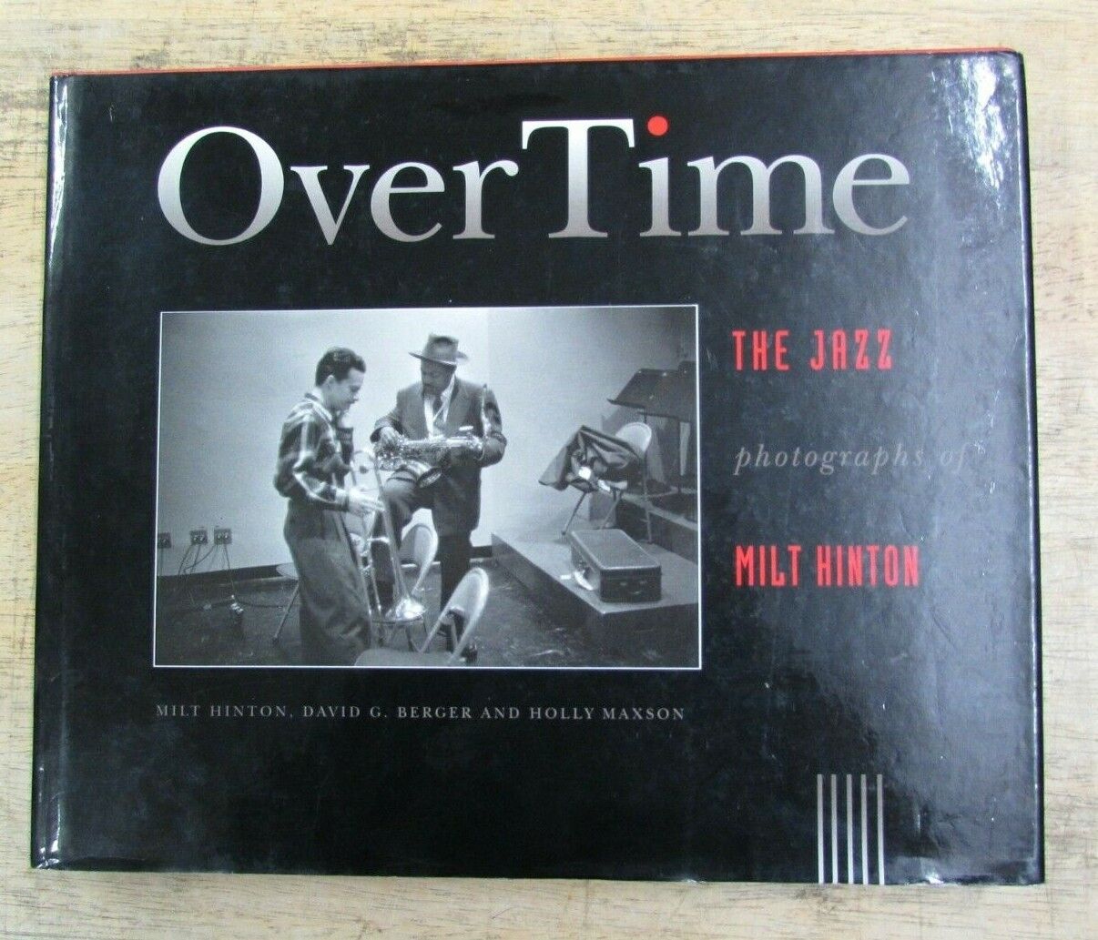 *SIGNED* OVER TIME THE JAZZ PHOTOGRAPHS OF MILT HINTON -H/B D/W - £3.25 UK POST