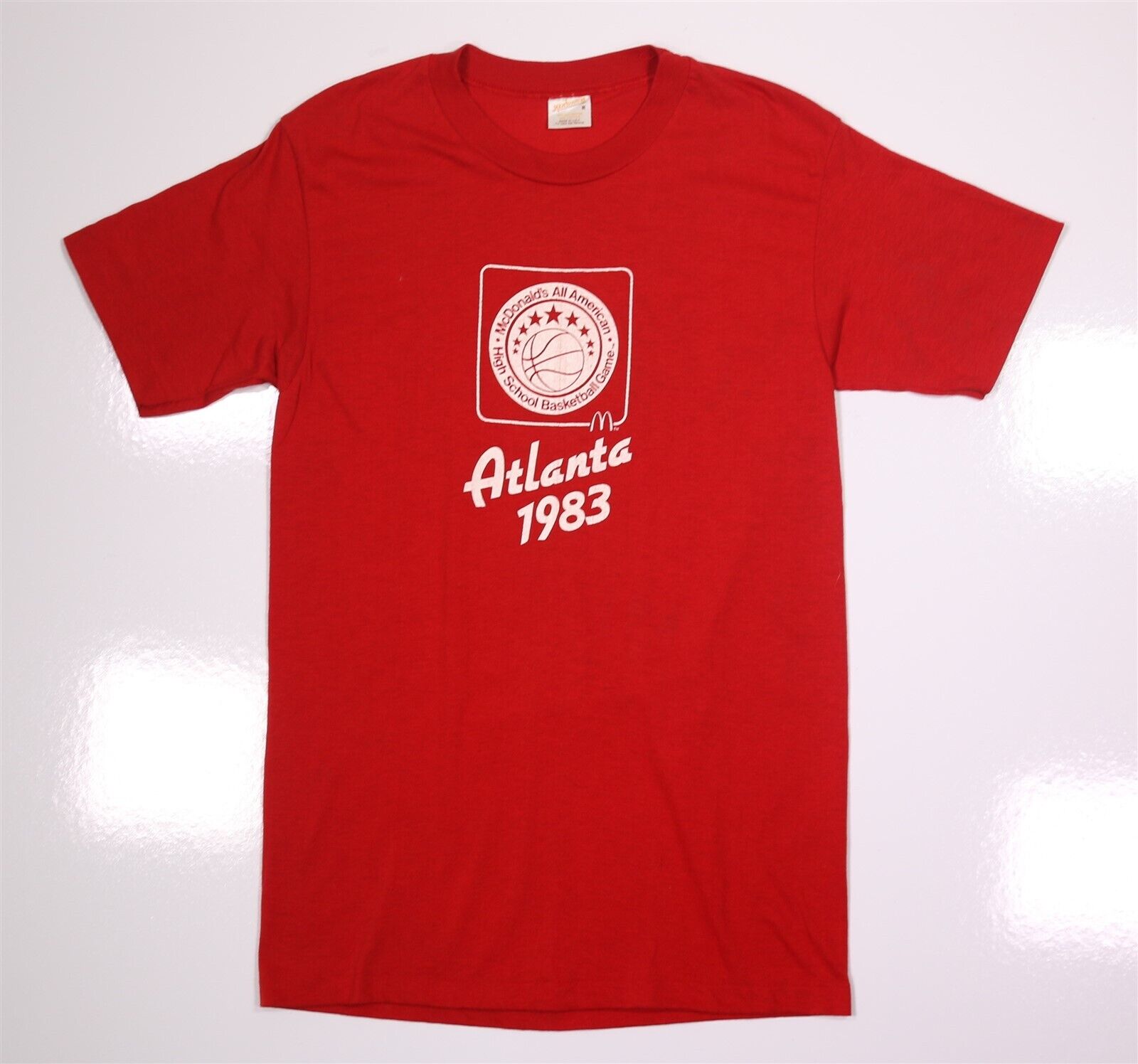 Vintage 1983 McDonald\'s All-American Basketball Tournament Atlanta T-Shirt Small