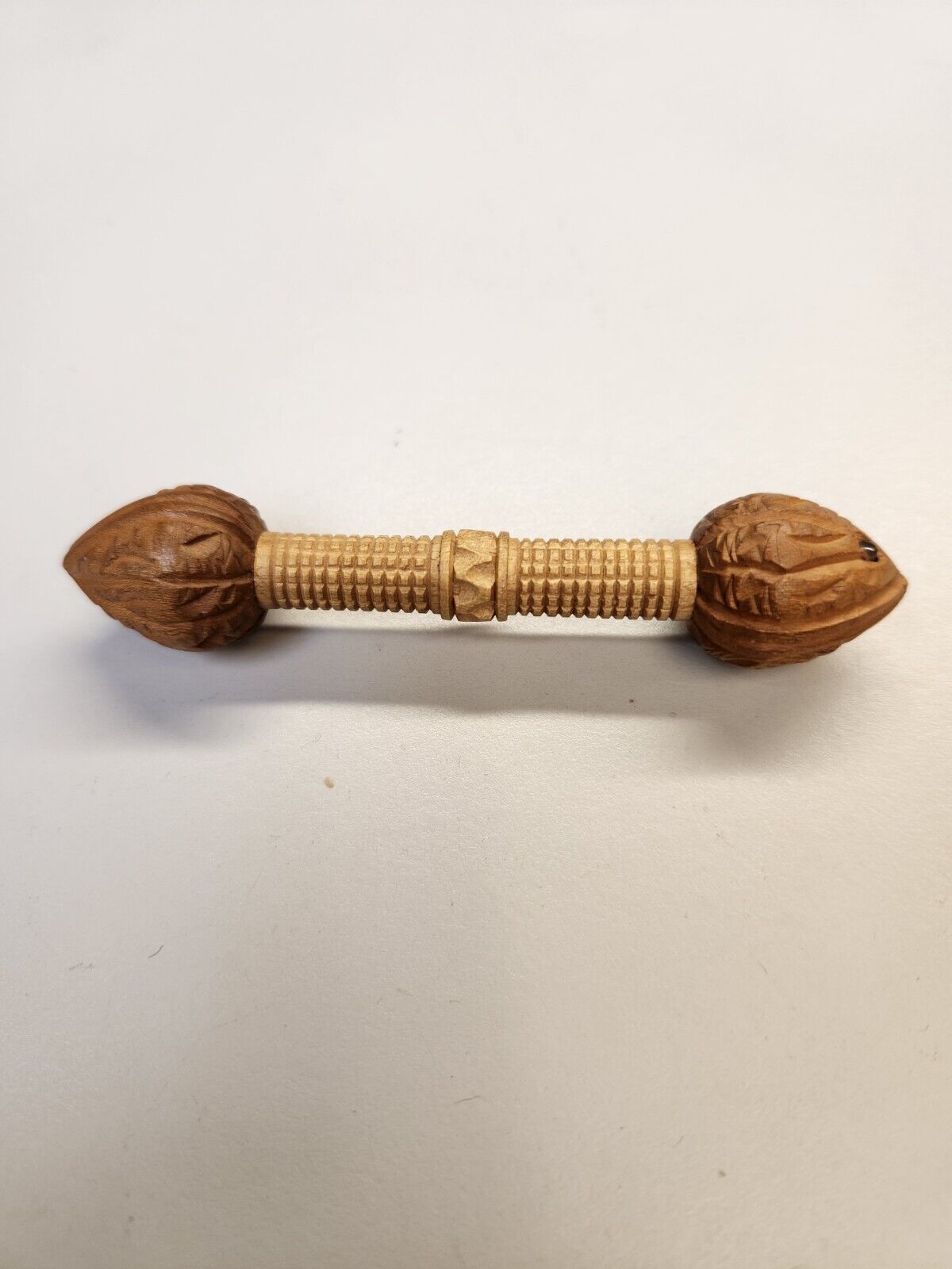Victorian Carved Wood Needle Case 