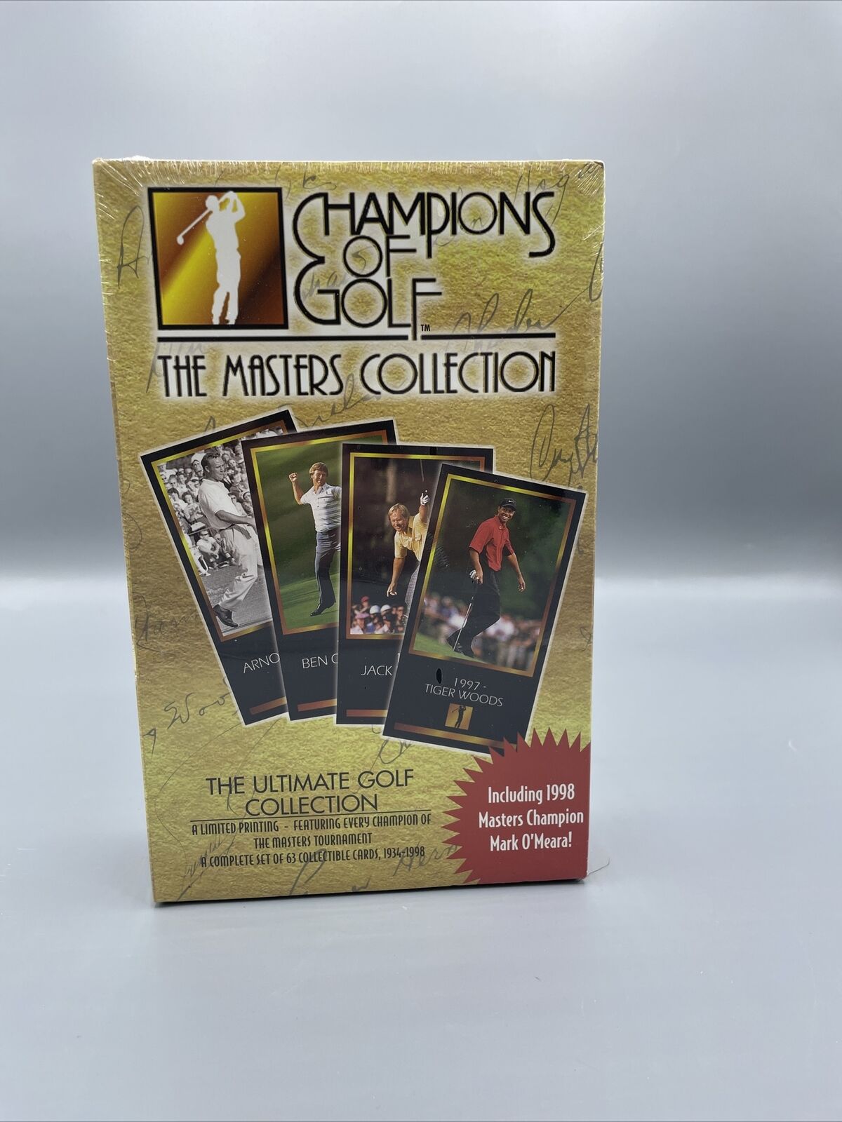 1997-98 Champions of Golf Masters Collection Sealed Box Tiger Woods
