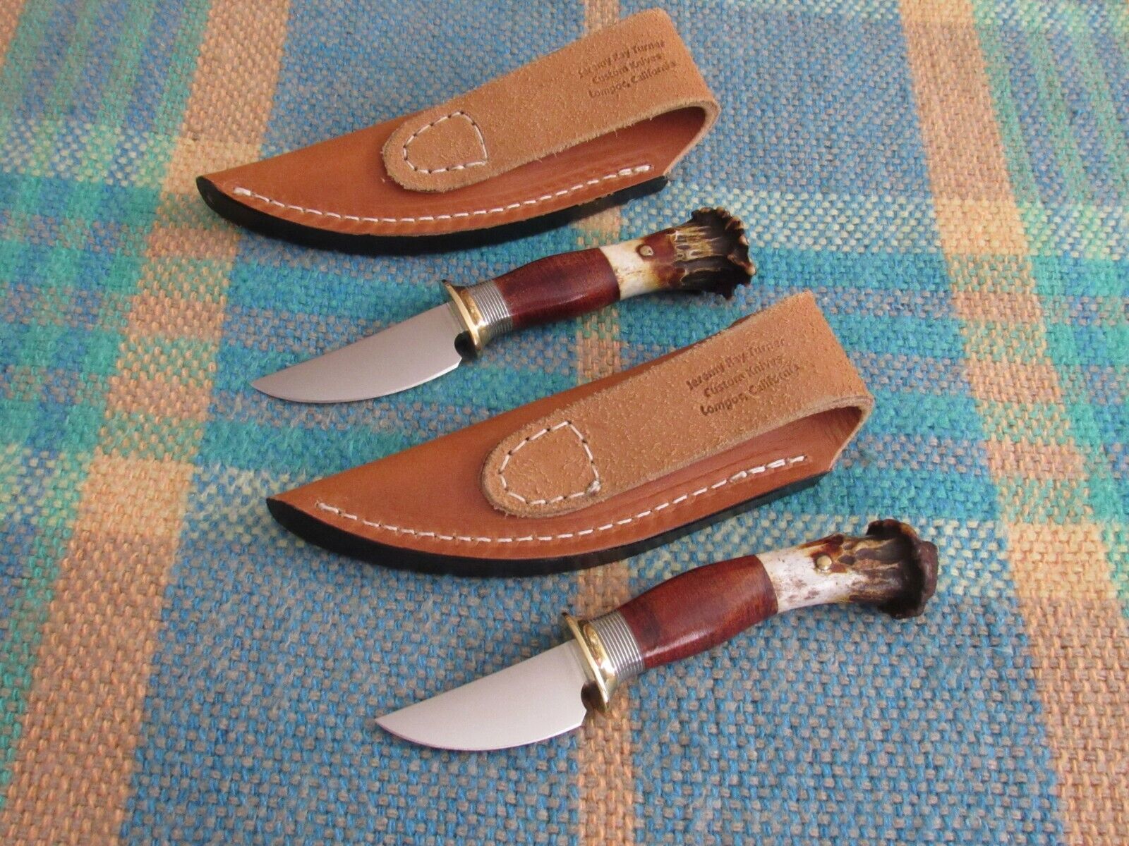 J\'s, Scagel Style Skinning Knives ~ Matching Set ~ {Qty 2}