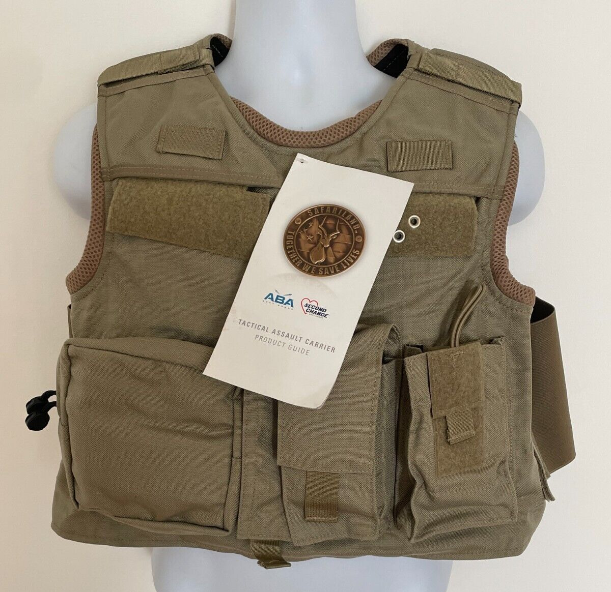 SECOND CHANCE Standard Fix Pocket Armor Carrier Side Open 2X-Large 2815-2512 Tan