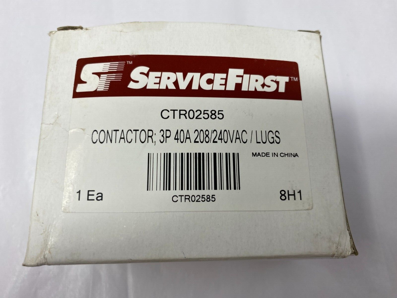 Trane ServiceFirst CTR02585 Contactor 3P 40A 208-240V w/Lugs