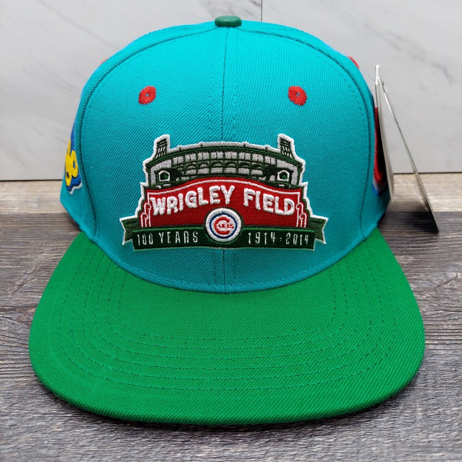 Chicago Cubs Wrigley Field 100 Years Club Logo Snapback Cap Hat Pro Standard