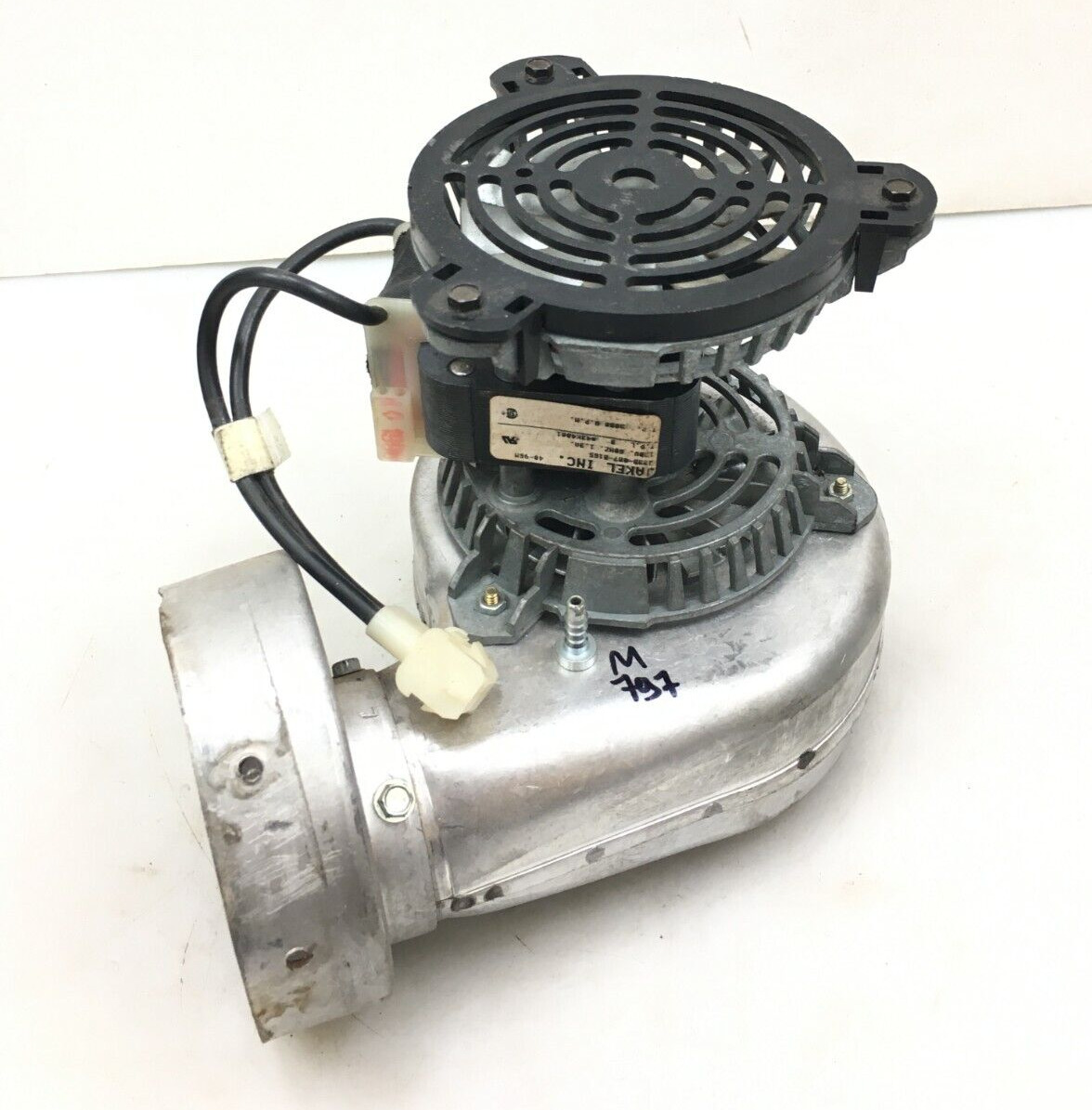 JAKEL J238-087-8165 Draft Inducer Blower Motor Assembly 43K4001 used  #M797