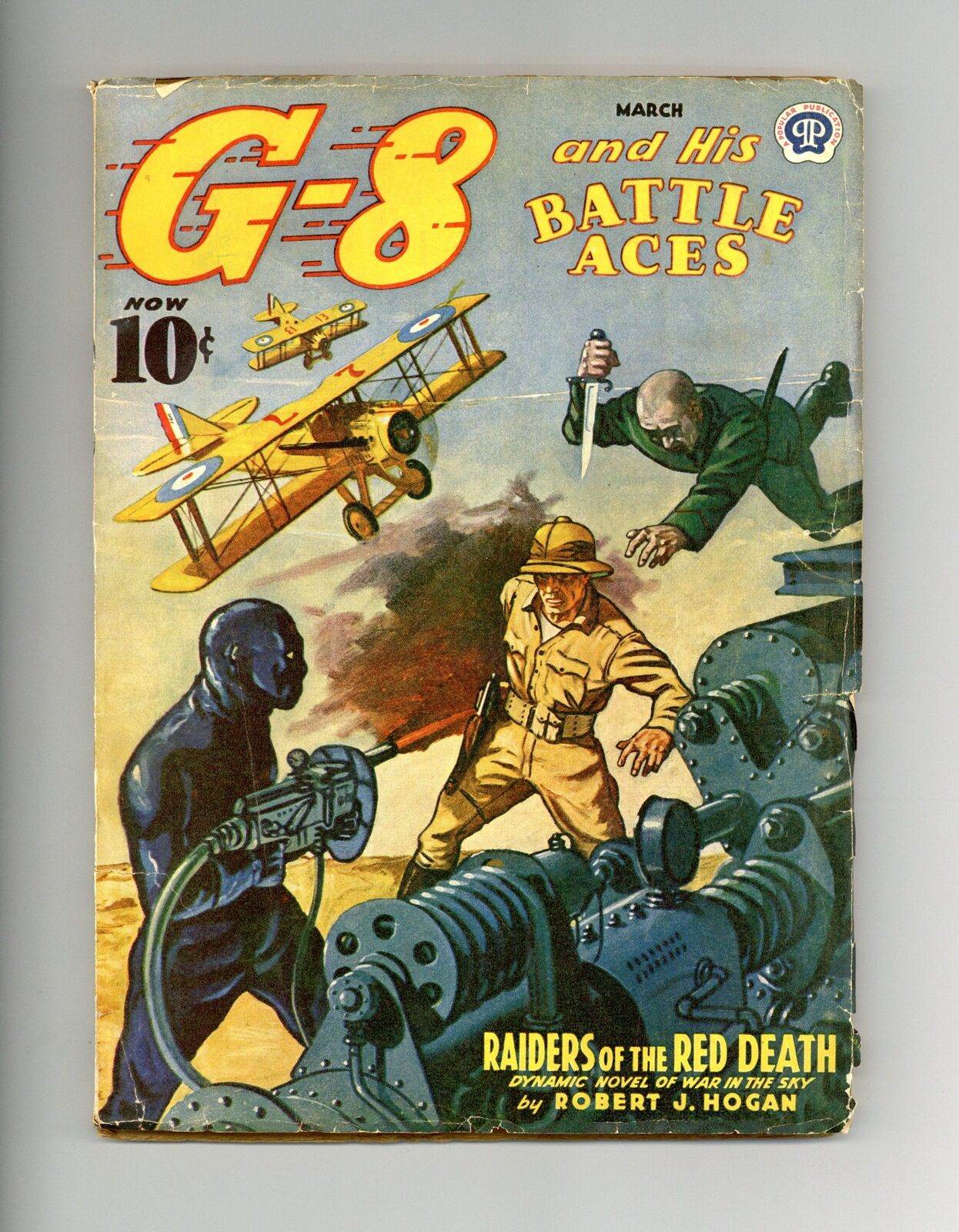 G-8 and His Battle Aces Pulp Mar 1941 Vol. 23 #2 VG