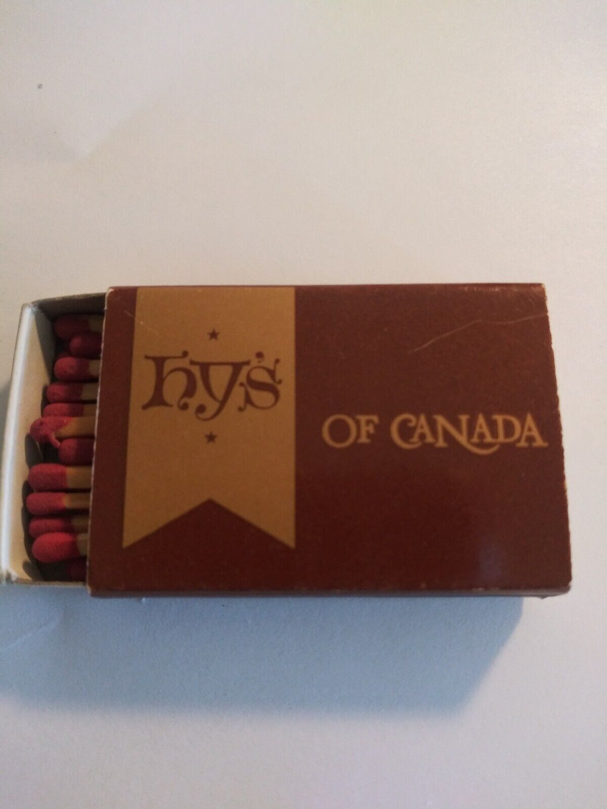 Vintage Wooden Matches From Hy\'s Of Canada