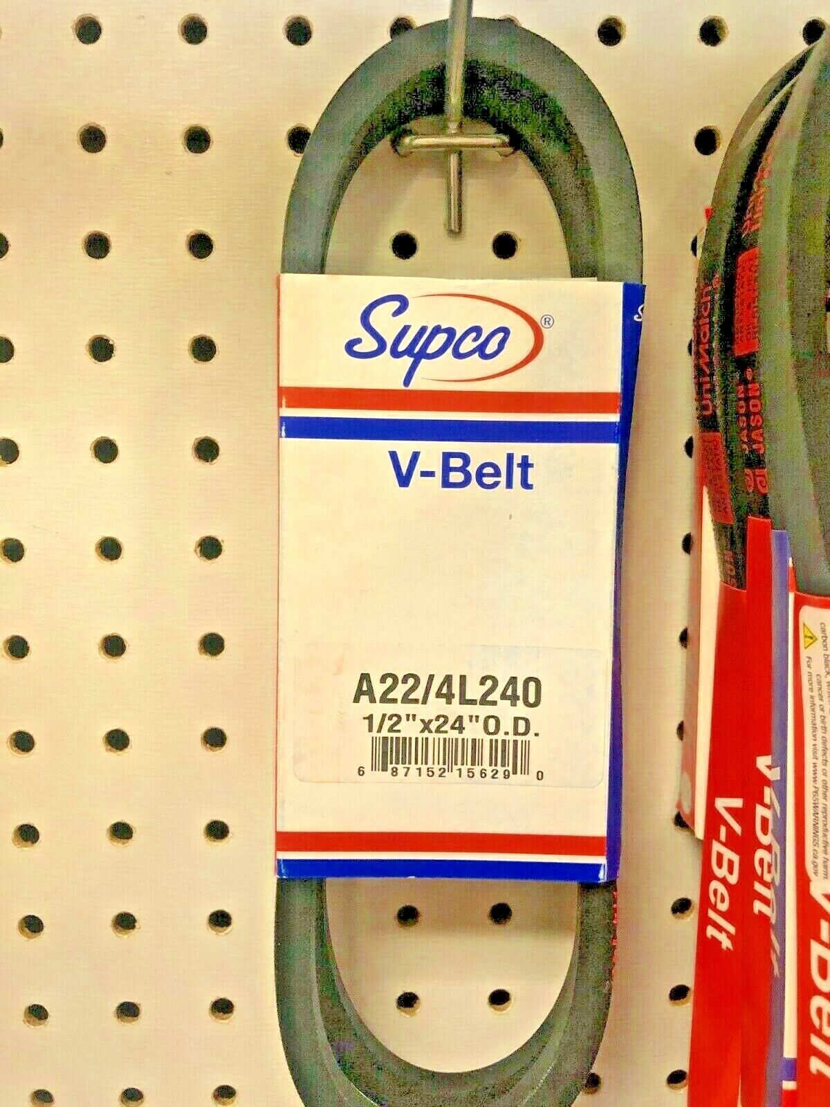 Belt, V-Belt, Premium, A22, 4L240 SUPCO Premiun V-Belt, 1/2\