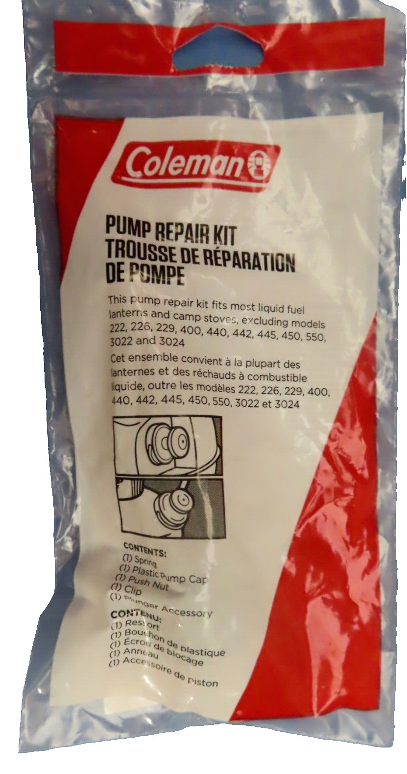 Coleman Camp Stove Lantern Pump Repair Kit Replacment Parts #3000000455 NEW