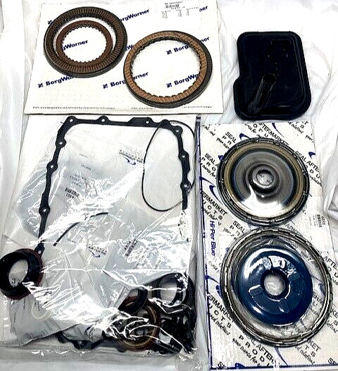 6L80E Deluxe Rebuild KIt With Pistons BorgWarner frictions and filter