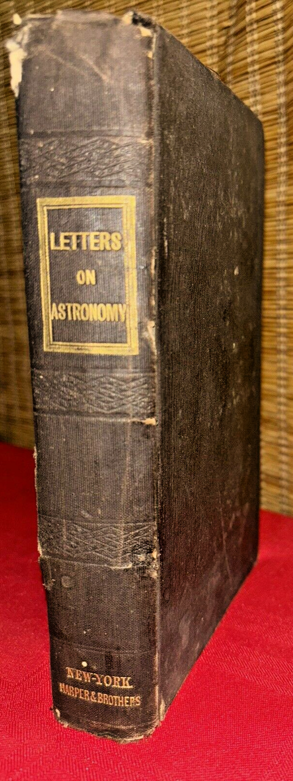 RARE Antique (1847) Book: \'Letters On Astronomy\' by Denison Olmsted