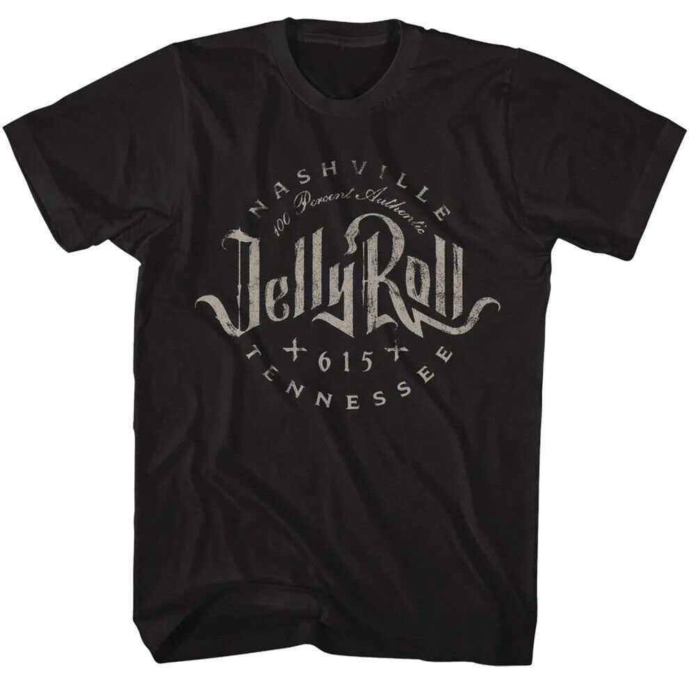 JELLYROLL Nashville Tennessee 615 Short SleeveT-Shirt , LARGE, XL & 2XL FREESHIP