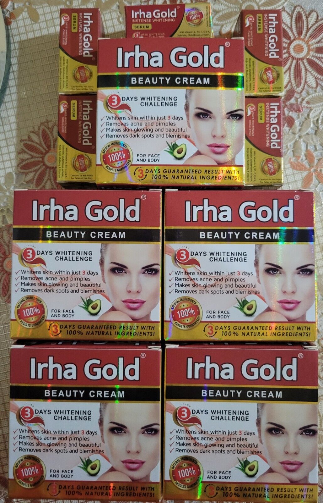 5 Irha Gold Beauty Cream 2 serums