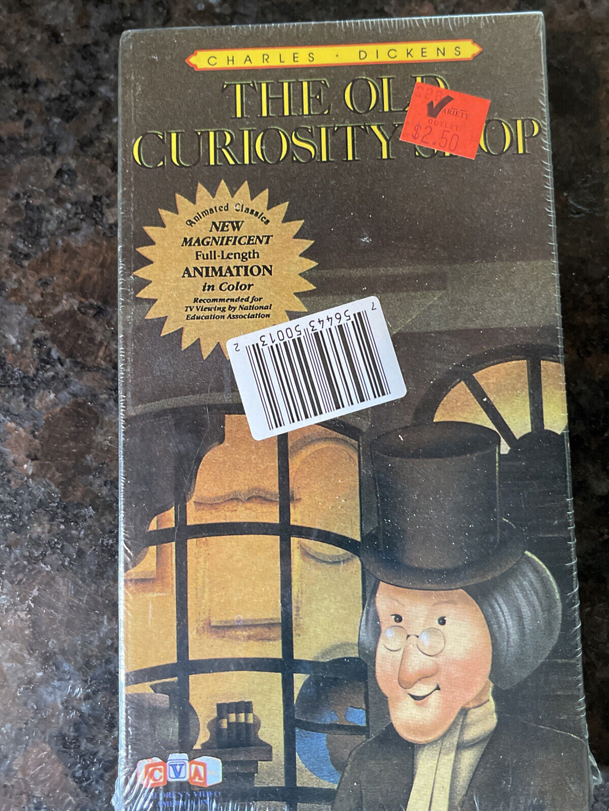 Charles Dickens: The Old Curiosity Shop VHS Sealed CVA Animated Rare ~ NOS 