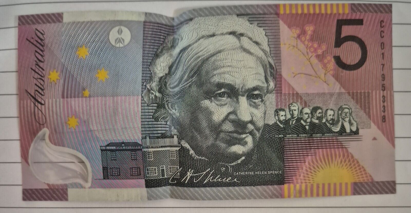 Rare Australian Federation $5 dollar note