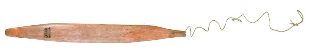 Bullroarer wood or bamboo painted