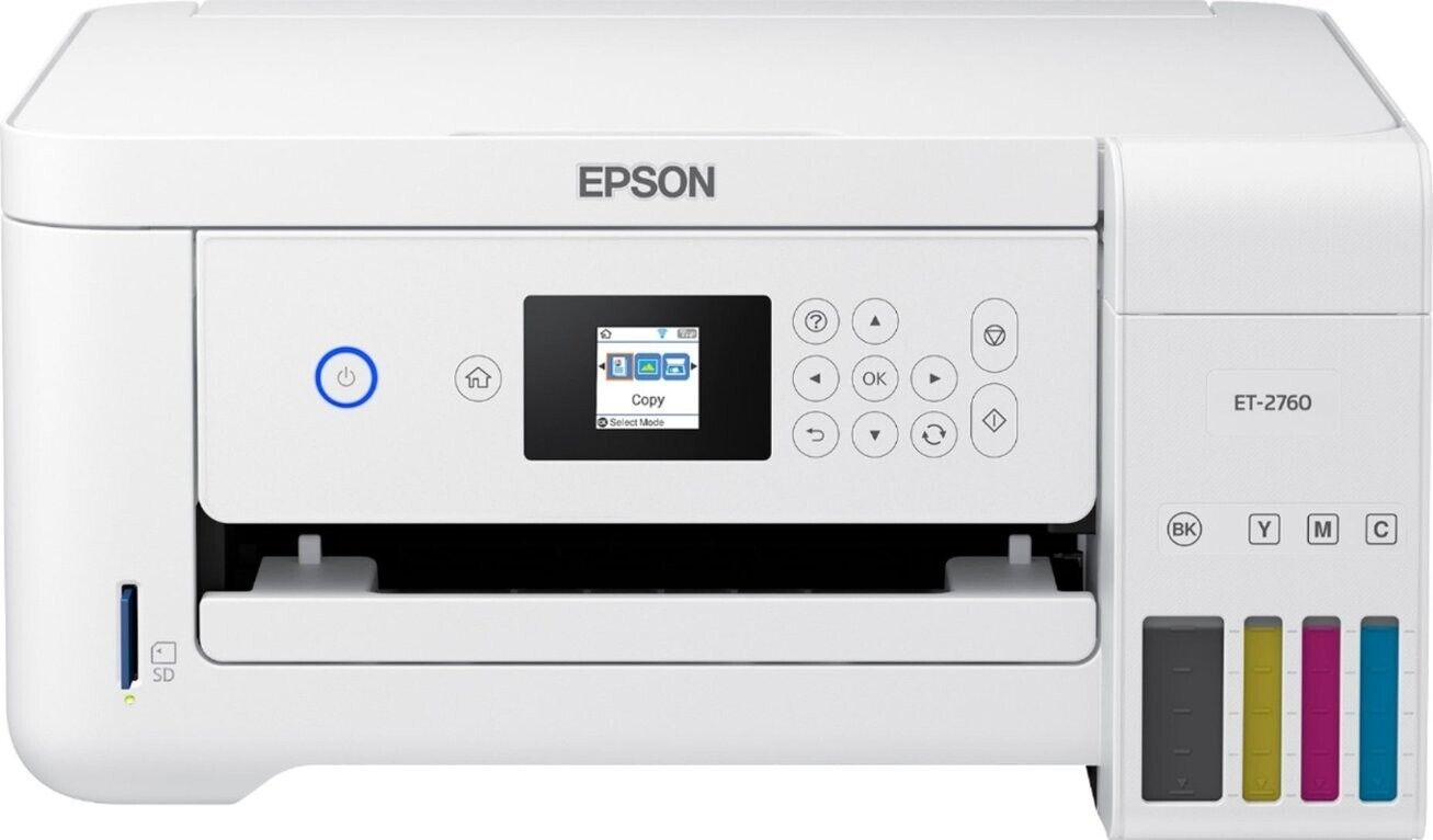 Epson EcoTank ET-2760 Supertank Color Inkjet All-in-One Printer - White GRADE A