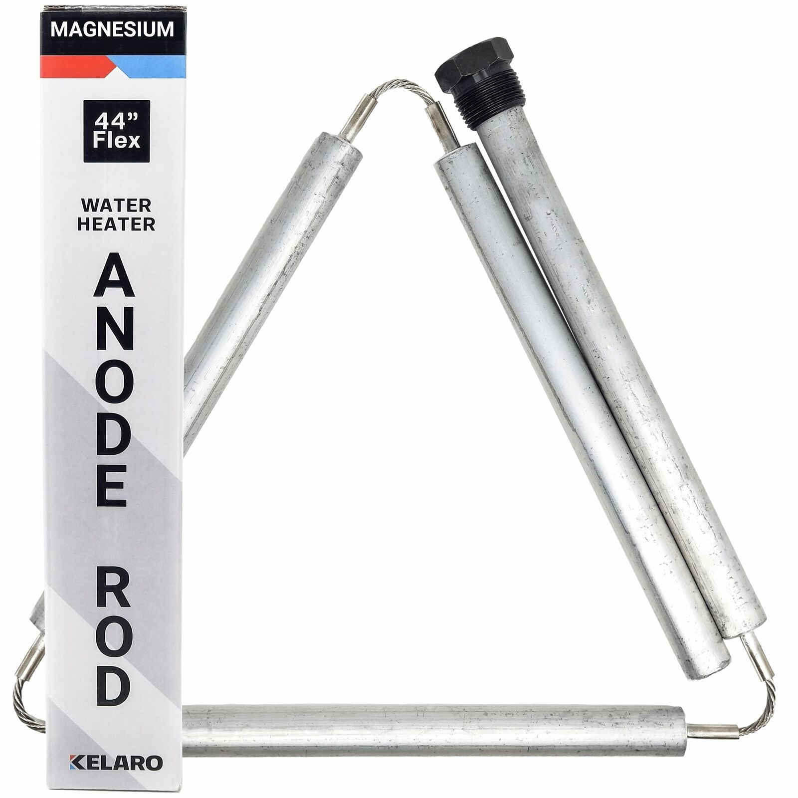 Magnesium Flexible Water Heater Anode Rod (44-inch) by Kelaro