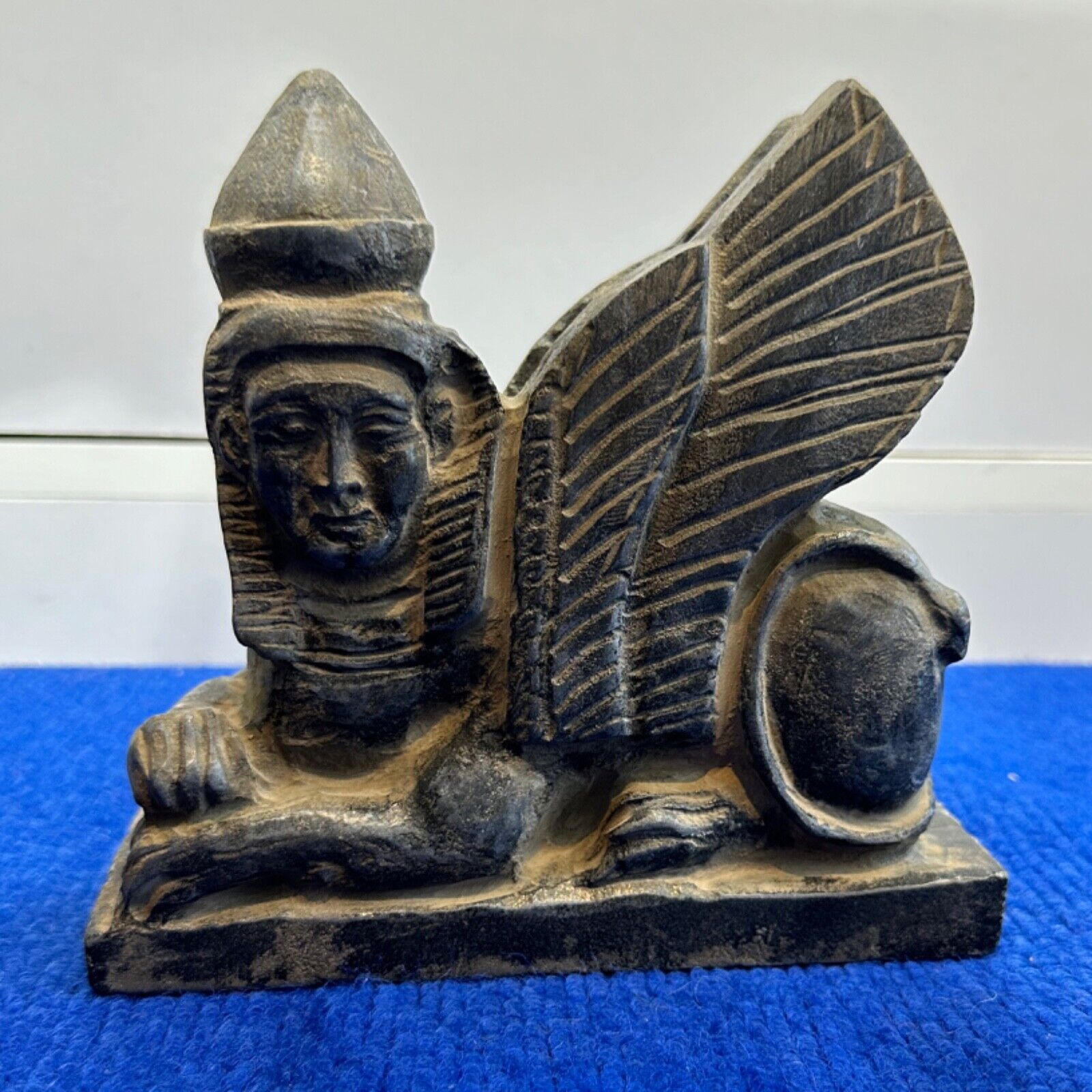 Unique ancient near eastern large winged diety figure