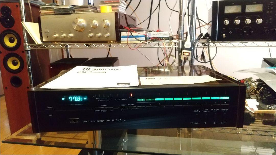 SANSUI TU-S607 EXTRA 1983 year manual & warranty included secondhand goods