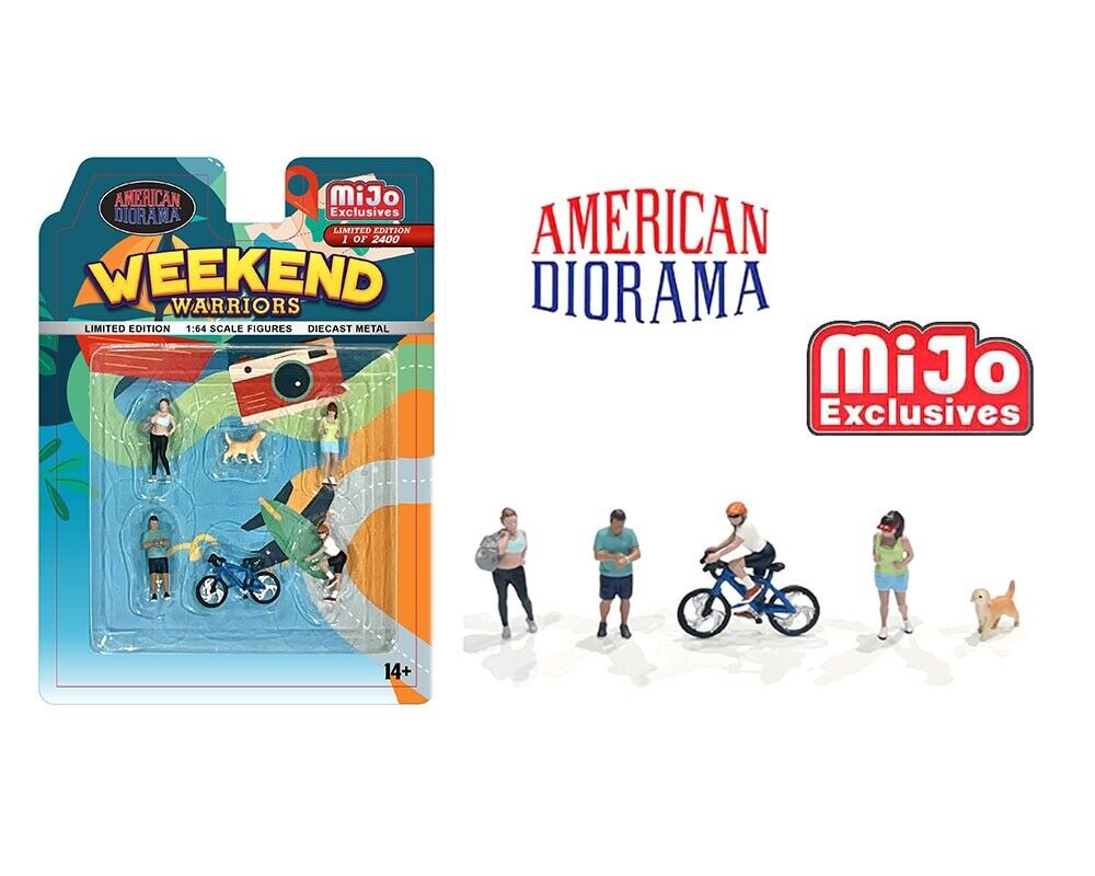 American Diorama Figures Weekend Warriors 2402 1/64