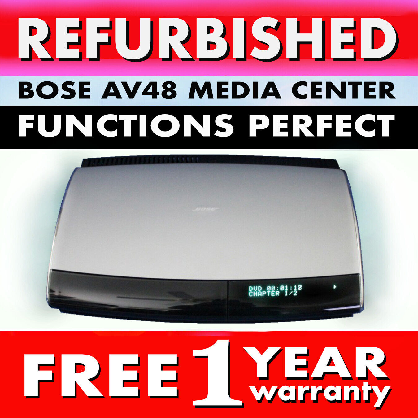 Refurbished Bose Lifestyle 48 AV48 Replacement Media Center DVD Player