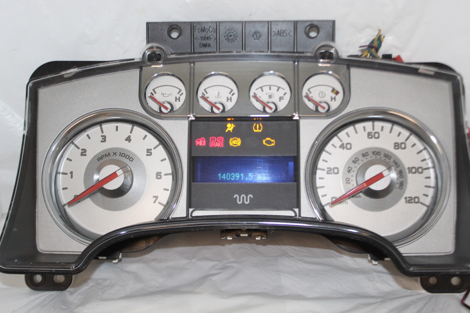Speedometer Instrument Cluster 2010 Ford F150 Harley Davidson Dash 140,391 Miles