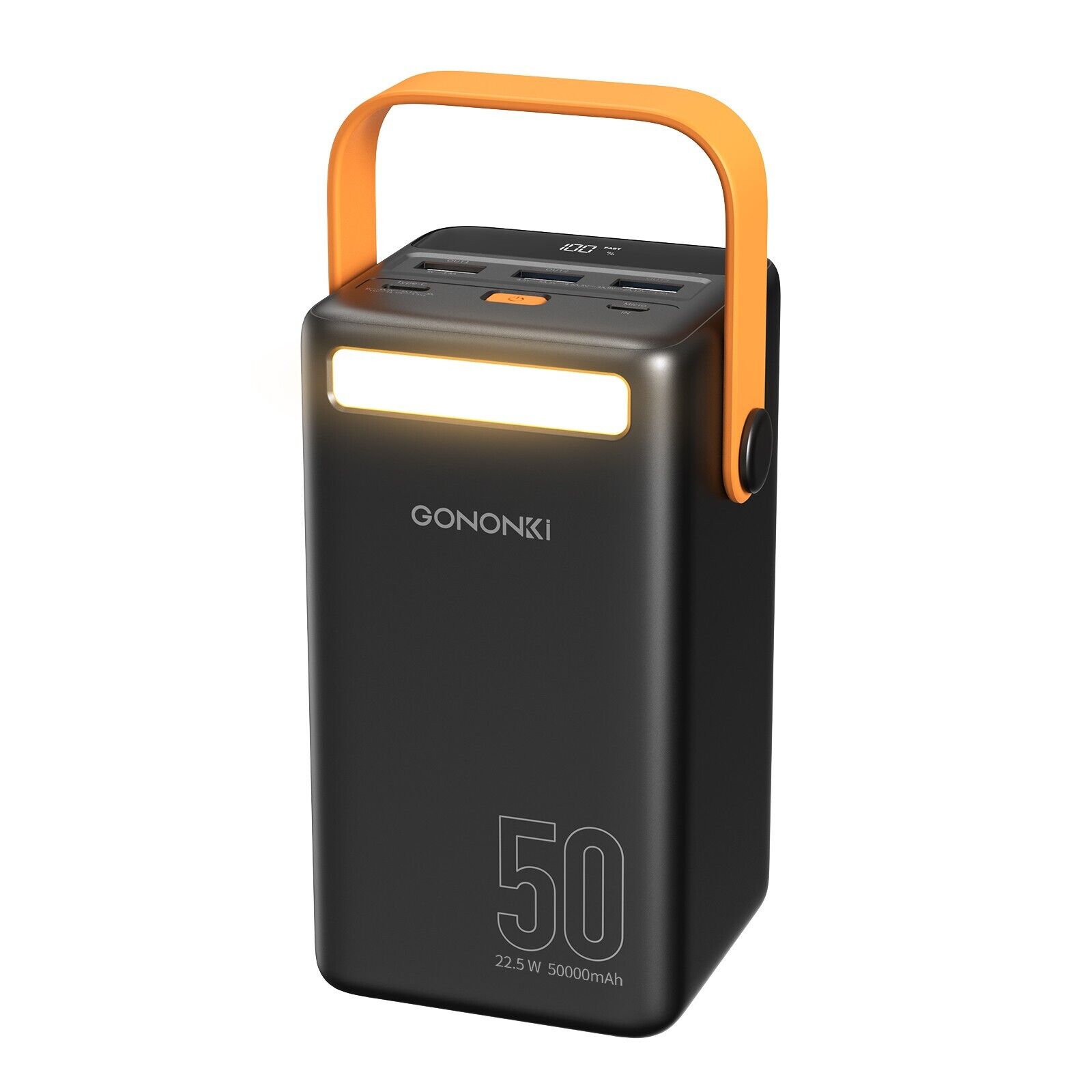GONONKI 50000mAh Power Bank 22.5W Fast Charge External Battery Portable Charger
