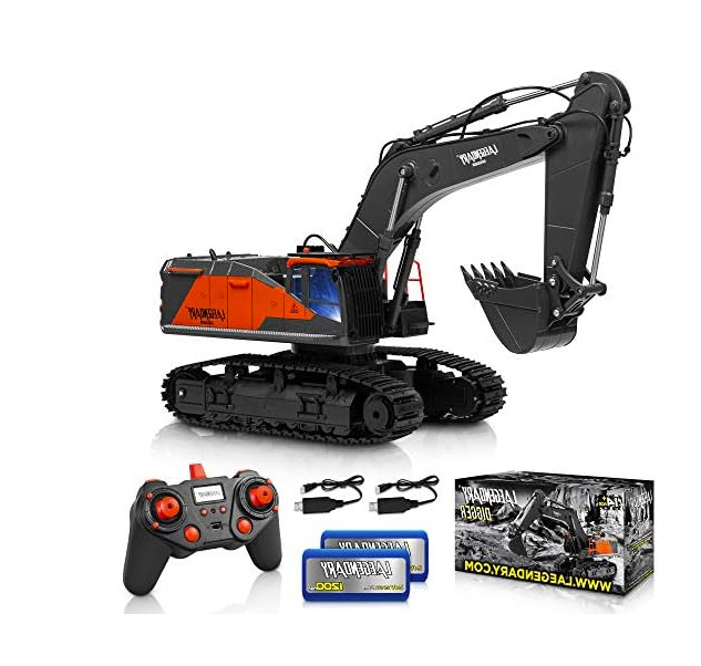 Laegendary 1:14 Scale Large RC Excavator Construction Vehicles for Boys & Adults
