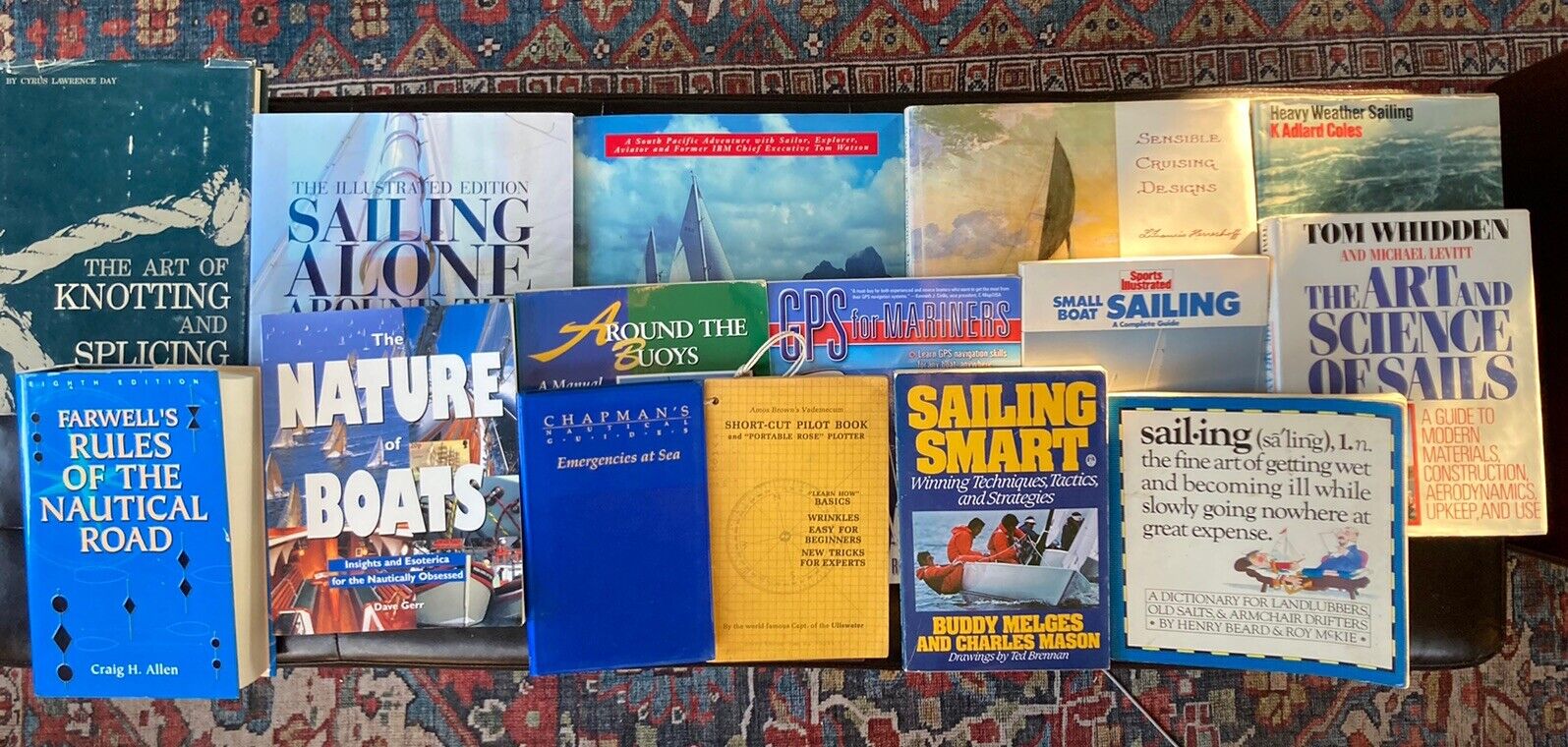 Beginners Boating Sailing 15 Book Lot, Learn To Sail, Yacht Racing