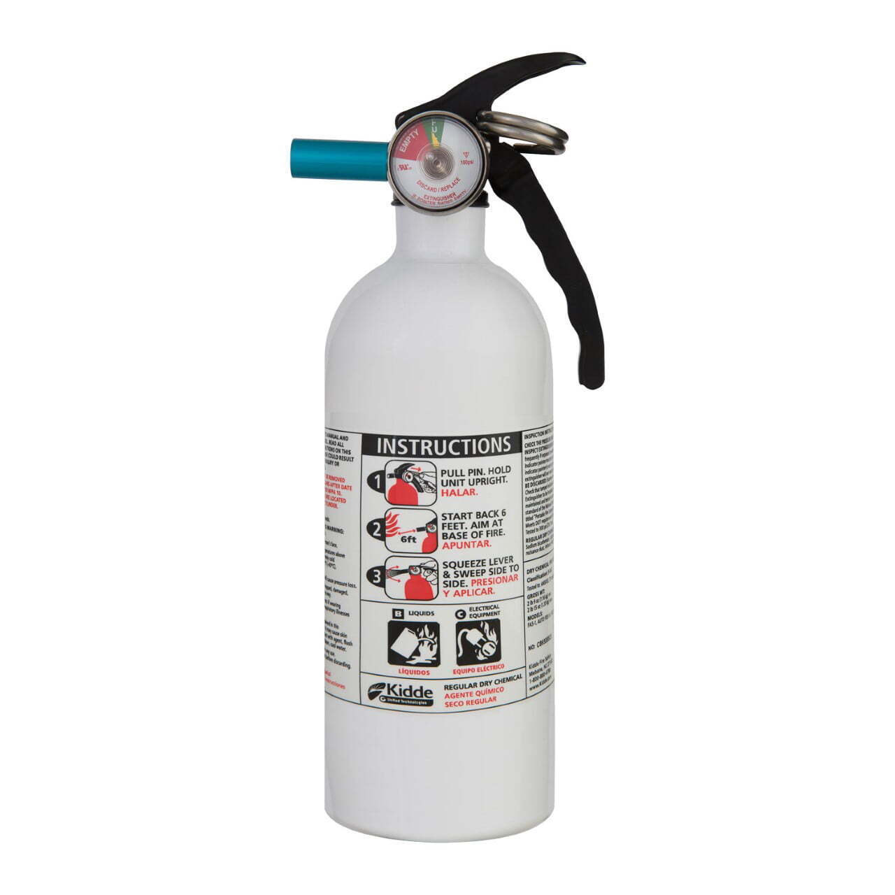Kidde 5BC Fire Extinguisher Home Boat Office Safety Emergency -Fire Extinguisher