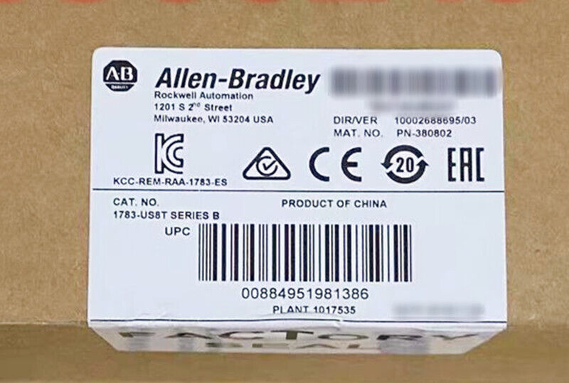 1 PCS New 1783-US8T Allen Bradley Stratix2000 Ethernet Switch Unman