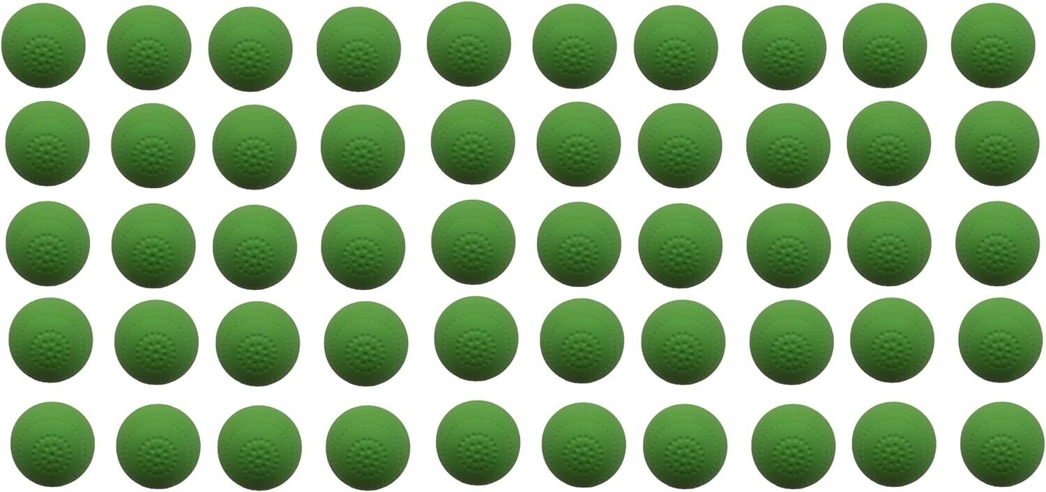 50 X .68 Cal Paintballs Powder Balls For HDR 68 Green