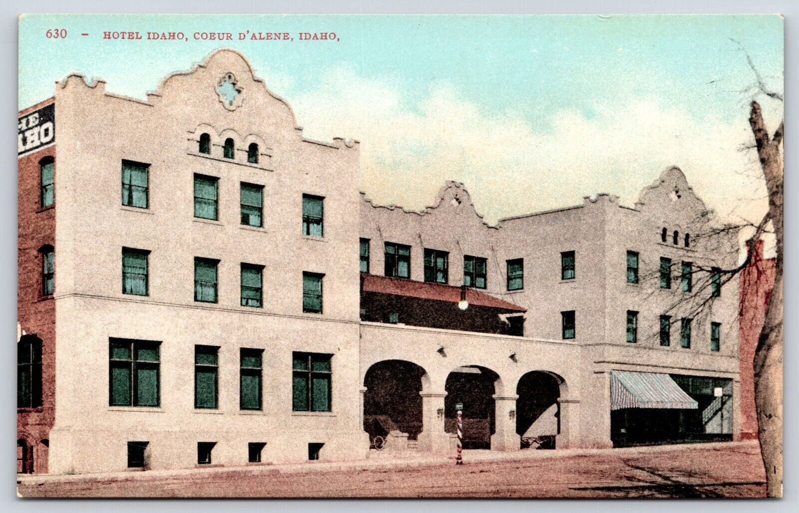 Idaho Hotel Idaho Coeur D'Alene Vintage Postcard