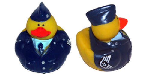 U.S. Airforce Air Force Rubber Ducky Duck
