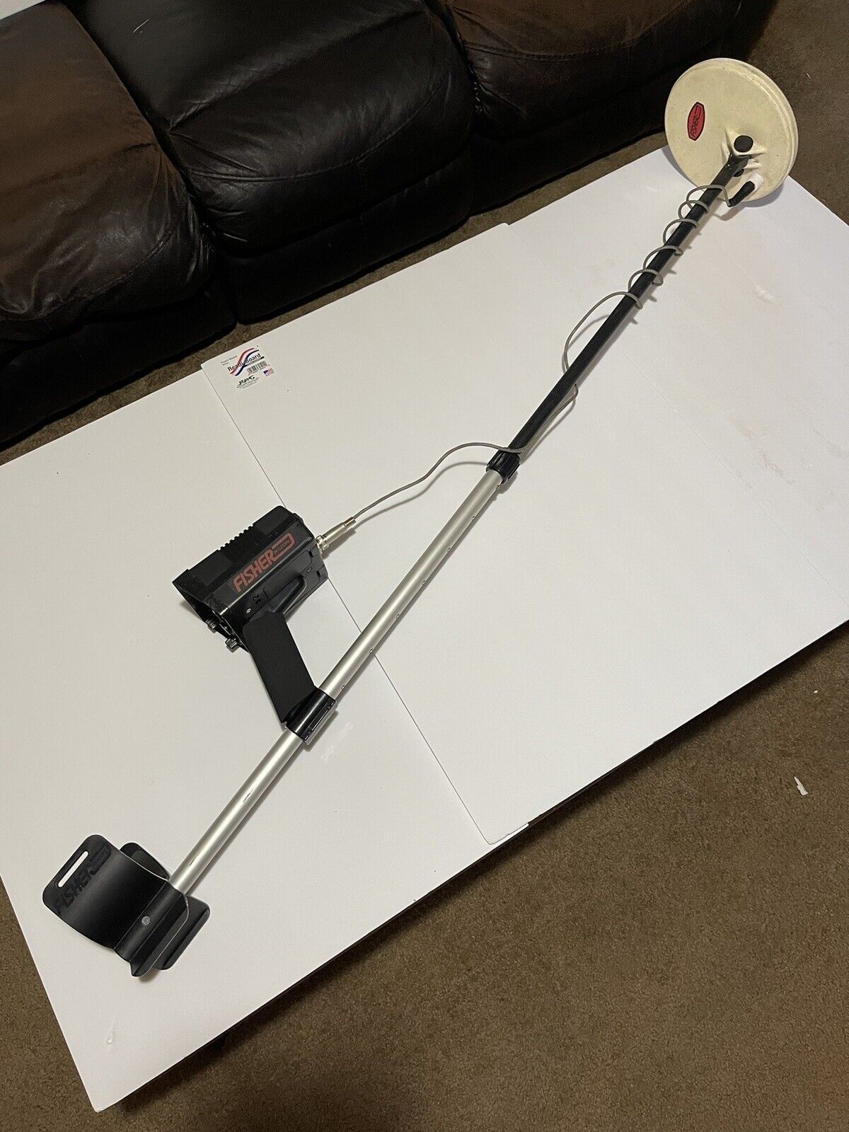 Fisher Labs Metal Detector Adjustable m-scope M-97-8 W/case And Batteries Works