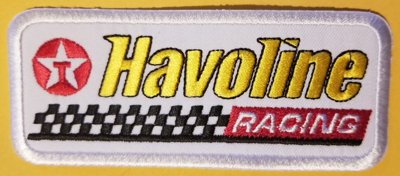 TEXACO HAVOLINE RACING Embroidered Patch worldwide shipping approx 1.75X4.25\